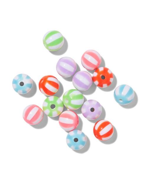 HEMA Kralenmix glas rond strepen 3+1 gratis, Hobby en Vrije tijd, Knutselen, Nieuw, Verzenden