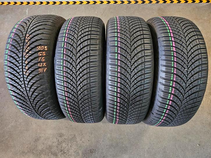 205/55/16 91V GOODYEAR 4SEIZOENSBANDEN 7,9MM PROFIEL DEMO 4X, Auto-onderdelen, Banden en Velgen, 16 inch, Erkend duurzaam, All Season