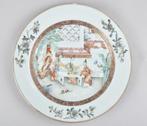 Bord - decorated in the famille rose palette with figures -