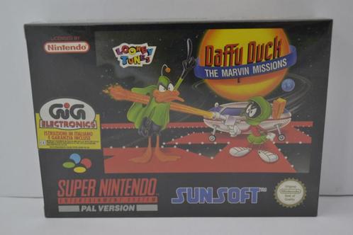Daffy Duck - The Marvin Missions - NEW (SNES EUR), Spelcomputers en Games, Games | Nintendo Super NES, Zo goed als nieuw, Verzenden