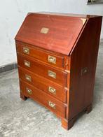 Secrétaire - Hout, Messing - Davenport-bureau