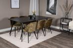 Eetkamerstoel - Meike - Bruin - Fluweel - Jörn, Huis en Inrichting, Stoelen, Verzenden, Nieuw