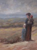 Vincenzo Napoleone (1910-1984) - Paesaggio con madre e