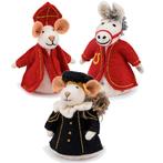 Vilten Sintermuis, Paard en  Hoofdpiet met Jute Zak  -  18cm, Kinderen en Baby's, Kinderkamer | Inrichting en Decoratie, Ophalen of Verzenden