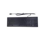 HP 697737-L31 USB toetsenbord zwart, Bedraad, Nieuw, Multimediatoetsen, HP