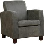 Antracite fauteuils, Huis en Inrichting, Fauteuils, Ophalen of Verzenden, Nieuw, Leer