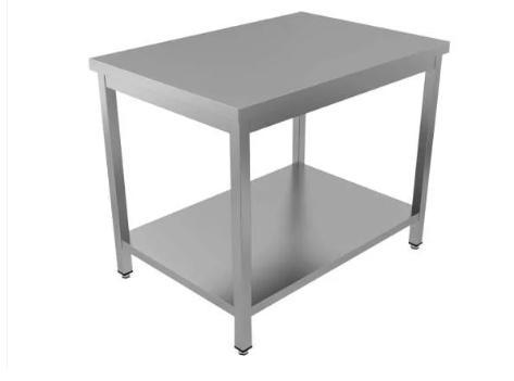 RVS Tafel, Werktafel 70cm met 1 schap, Zakelijke goederen, Kantoor en Winkelinrichting | Winkel en Inventaris
