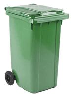 Afvalcontainer 240 liter groen, Kunststof, Nieuw, 40 liter of meer, Ophalen of Verzenden