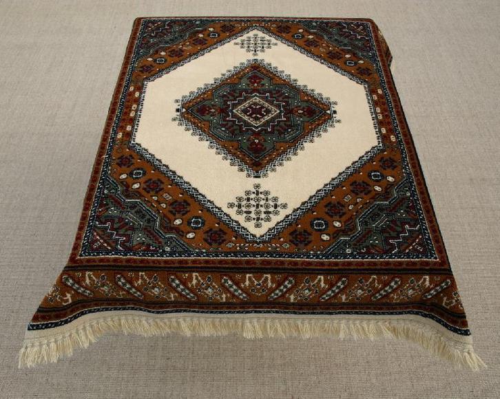 Smyrna tafelkleed Odessa 2 (99 euro karpetten, Vloerkleden), Antiek en Kunst, Antiek | Kleden en Textiel, Ophalen of Verzenden