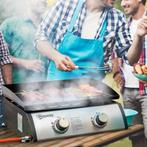 TRUUSK Tafelbarbecue Gasbarbecue BBQ Met 2 Branders, Tafelga, Verzenden, Nieuw, TRUUSK