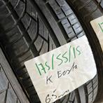 2 x Kumho Ecsta 175-55-15 Zomerbanden 6,5mm, Gebruikt, 15 inch, 175 mm, Ophalen of Verzenden