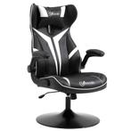 TRUUSK Gaming Stoel Met Rally Stripes - Zwart Wit - 67 cm x, Verzenden, Nieuw