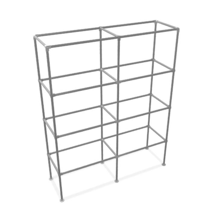 Steigerbuis Kast Athene | Staal 26.9 mm | Staand | DIY | Doe, Huis en Inrichting, Kasten | Overige, Ophalen of Verzenden