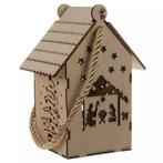 Ruhhy LED Adventslantaarn - Sfeervolle Houten Kerstdecora..., Diversen, Ophalen of Verzenden, Nieuw