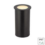 Grondspot buiten | Riga | IP67 | Zwart | Rond | Premium, Verzenden, Minder dan 50 watt, Wandlamp, Nieuw