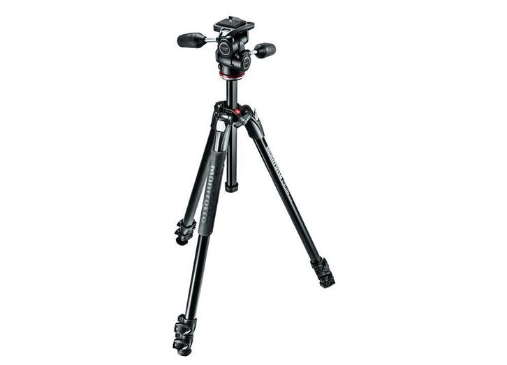 Manfrotto 290 Xtra Kit 3W MK290XTA3-3W Head, Audio, Tv en Foto, Fotografie | Statieven en Balhoofden, Driepoot, Nieuw, 150 tot 175 cm