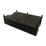 Stapelbare tray voor euronorm bakken 600x400 mm, Zwart,, Gebruikt, 40 tot 60 cm, 50 tot 75 cm, Bak of Kist