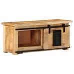 vidaXL Tv-meubel 90x35x40 cm massief mangohout, Verzenden, Nieuw, 50 tot 100 cm, Minder dan 100 cm