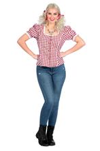 Tiroler Blouse Bordeaux Dames Lilly, Kleding | Dames, Ophalen of Verzenden, Nieuw