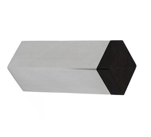 Deurstop wandmontage 25x25x78mm rvs mat, Doe-het-zelf en Verbouw, Hang- en Sluitwerk, Nieuw, Ophalen of Verzenden