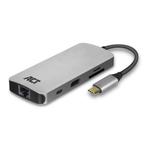 ACT USB-C naar HDMI 4K 30Hz, 2x USB-A, USB-C PD, Audio, Tv en Foto, Audiokabels en Televisiekabels, Nieuw, Ophalen of Verzenden