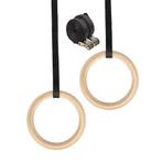 VirtuFit Houten Gym Ringen - Inclusief straps, Sport en Fitness, Fitnessmaterialen, Verzenden, Nieuw