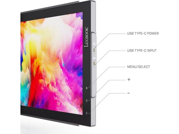 Lexibook Trio Max - 14-inch draagbare monitor - Full HD, Computers en Software, Monitoren, Zo goed als nieuw, Verzenden