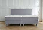 ACTIE! Boxspring Turijn 160 200 Grijs, Verzenden, 200 cm, 160 cm, Nieuw