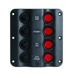 Schakelpaneel Wave 4 Schakelaars 12V, Ophalen of Verzenden, Nieuw