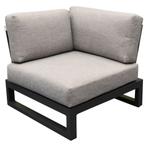 Ravenna platform hoek loungeset 3 delig antraciet aluminium, Ophalen of Verzenden, Nieuw, Aluminium