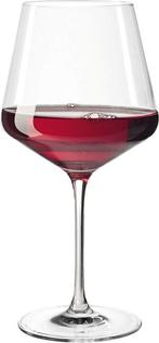 Leonardo Bourgogne rode wijnglas Puccini set van 2, Verzenden, Nieuw