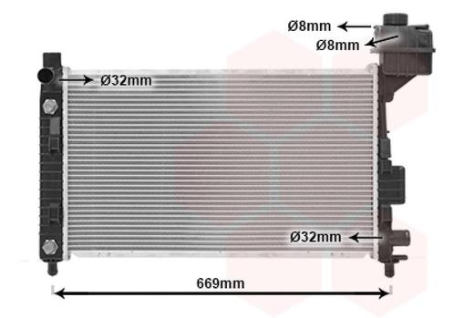 RADIATOR VOOR MERCEDES BENZ A-KL W168 1997-2004 16850000202, Auto-onderdelen, Airco en Verwarming, Nieuw, Ophalen of Verzenden
