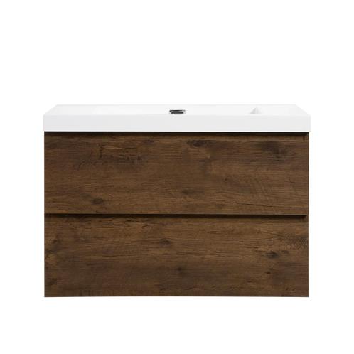 Badkamermeubel Summer 80cm walnoot zonder kraangat, Doe-het-zelf en Verbouw, Sanitair, Verzenden